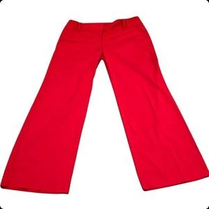 The Limited Red Wide Leg Pants